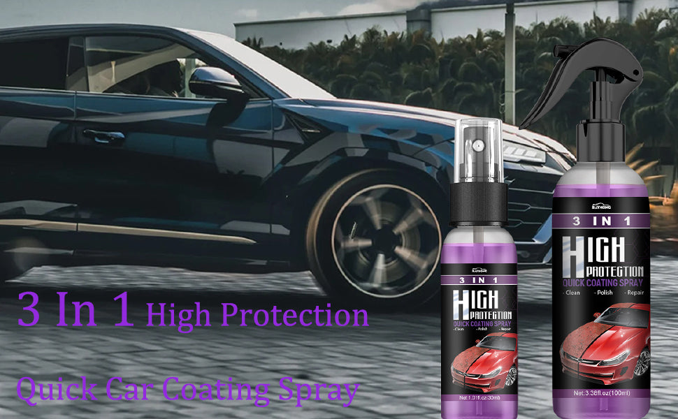 3 IN 1 High Protection Car Spray (Buy 1 Get 1 Free) – Wishsmiles